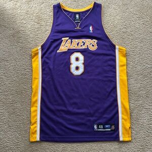 Reebok Authentic Stitched Kobe Bryant Lakers Jersey